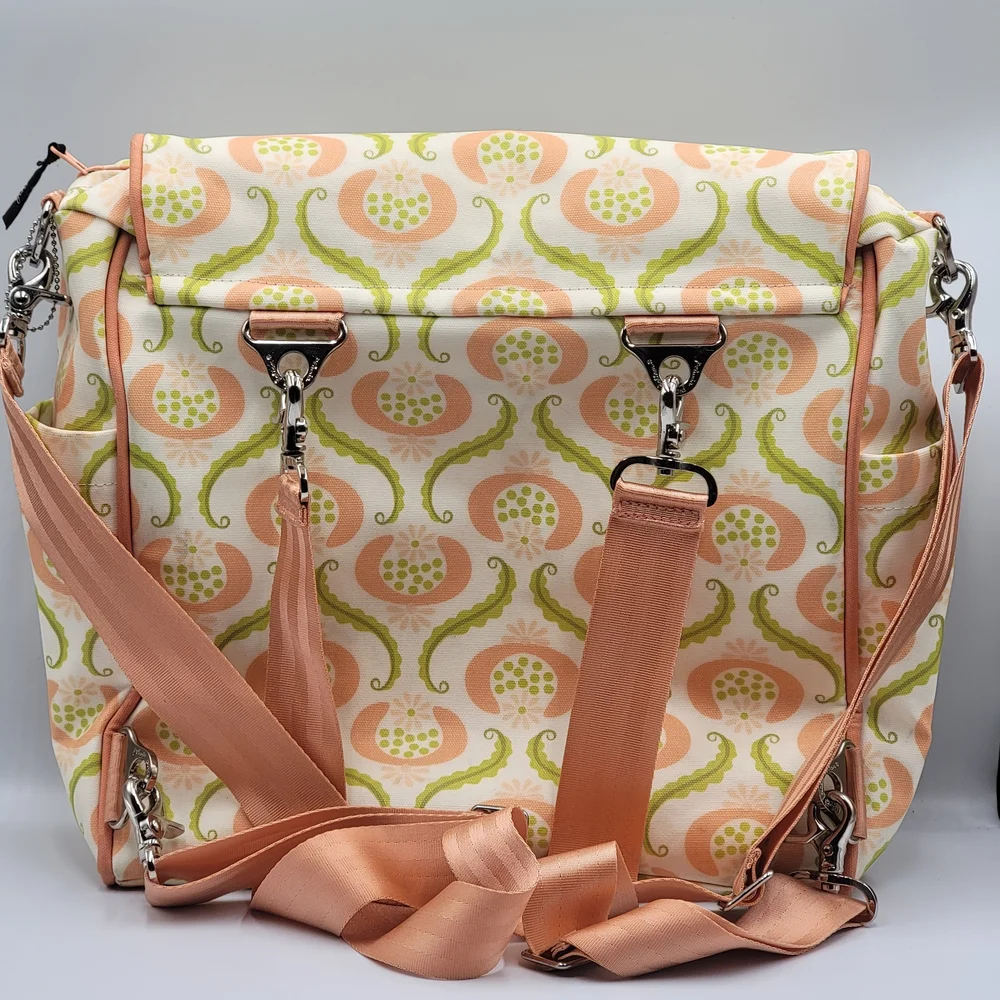 Petunia Pickle Bottom Boxy Backpack diaper bag retired Cascading Bayou Print